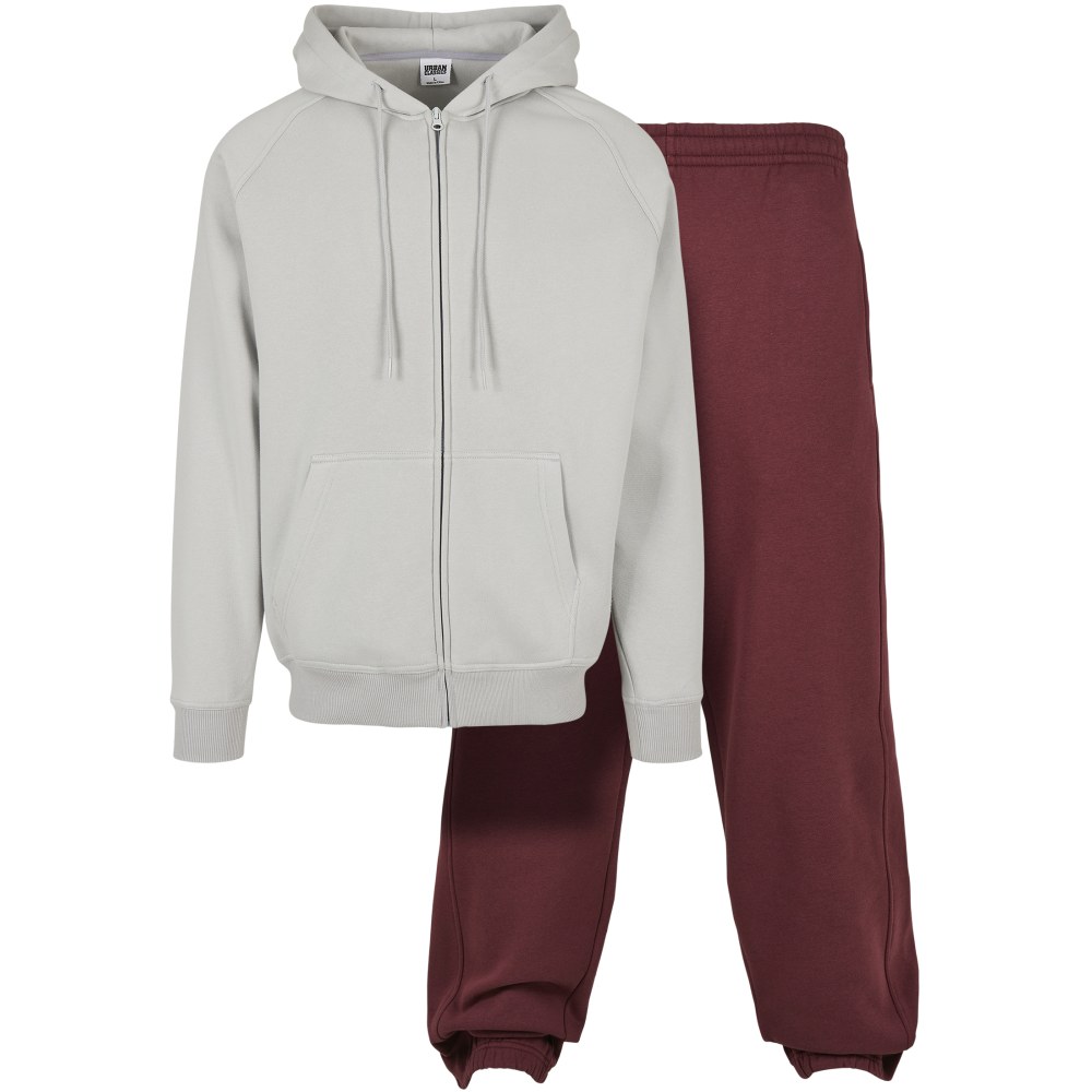 Burgundy jogging hot sale suit